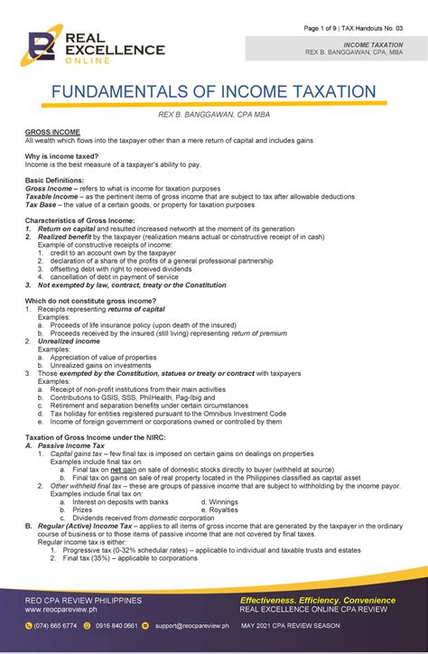 phil471ac textbook notes|Fundamentals of Income Taxation Lecture Notes .